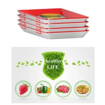 

1Pcs Refrigerator Tray Food Keeping Fresh Spacer Organizer Safe Creative Food Preservate Refrigerator Food Storage Kitchen Tool
