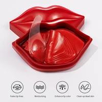 Cherry Hydrating Moisturizing Lip Mask Lip Sleeping Mask Lip Balm Anti-Drying Lightening Lip Lines Lip Care 1Pcs TSLM1 4