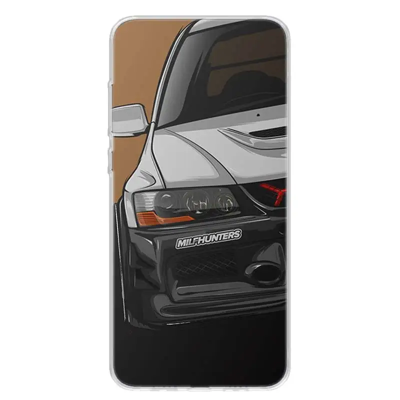 cases for xiaomi blue Cool Japan JDM Sports Car Comic Phone Case For Xiaomi MI 8 9 10 5X 6X A1 A2 A3 CC9E 9T NOTE10 Pro Lite Cover Coque soft Silicone phone cases for xiaomi