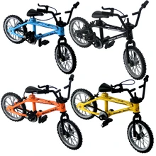 1 Pcs Finger BMX Bicycle Flick Trix Deck set Extreme Sports Functional Mountain Model Alloy Gadgets Novelty Gag Toys  Mini Bikes