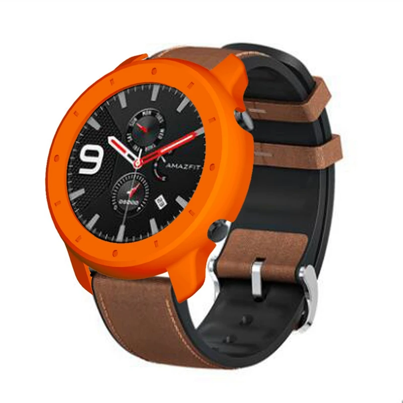 YUEDAER GTR 47 мм чехол жесткие ПК-Чехлы для Huami Amazfit GTR 47 мм чехол для часов защитный противоударный чехол для Amazfit GTR 47 черный