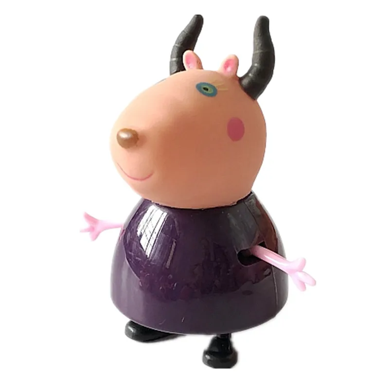 Goat teacher Свинка Пеппа, Джордж, друг, школьный Парта, набор игрушек, свинка, училка, фигурка, модель, куклы, семейный набор, детские игрушки, подарки - Цвет: Goat teacher
