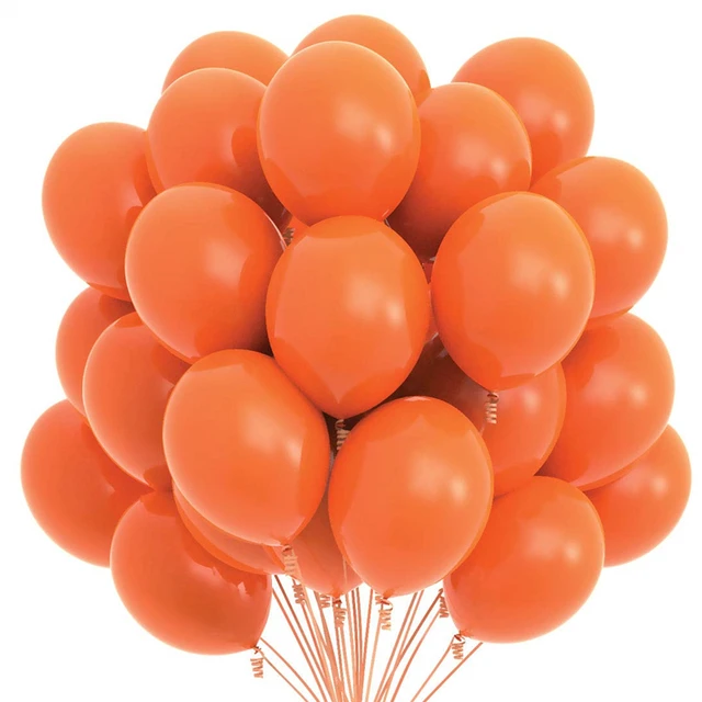 10/20pcs Gold Black pink Latex Balloons Birthday Party Decorations Adult Wedding Decorations Helium Globos Baby Shower ballon Orange