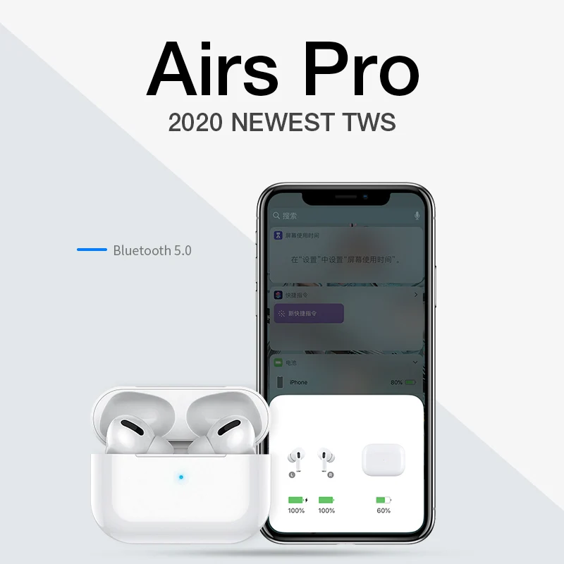 Airpodding Pro tws bluetooth наушники беспроводные стерео гарнитура Aire 3 1:1 спортивные