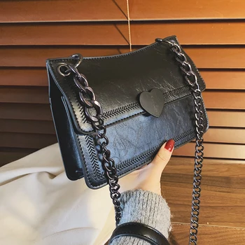 

2020 NEW Original Design Retro Love Lock Shoulder Bag & Chain Shoulder Bag Width 23cm Height 17cm Thickness 7cm