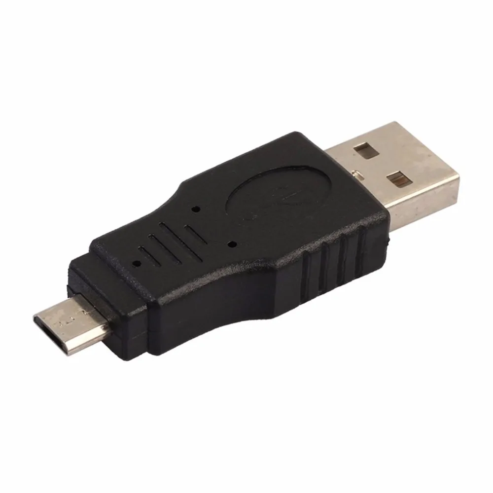 Универсальный 12 штук в наборе USB 2,0 мужского и женского пола Micro USB мини Портативный чейнджер адаптер высокое Скорость конвертер из двух вещей черно-разъем