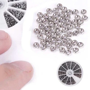 

600 x Small 12 Kinds of Screw Nuts Electronics Assortment Kit M1 M1.2 M1.4 M1.6