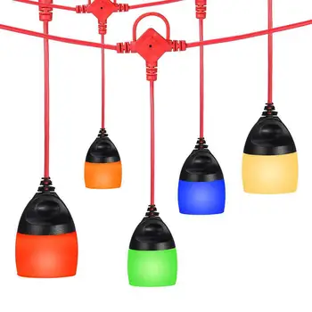 

AC 100-240V 12LED F-12 Globe String Light Indoor Outdoor Colors Hanging Decorative Lamps