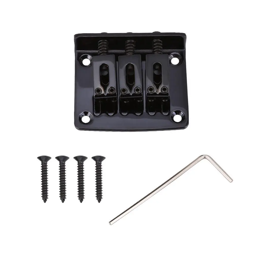 

Electric Guitars 3-String Fixed Bridge Replacement Parts for Cigarbox Electric Guitars