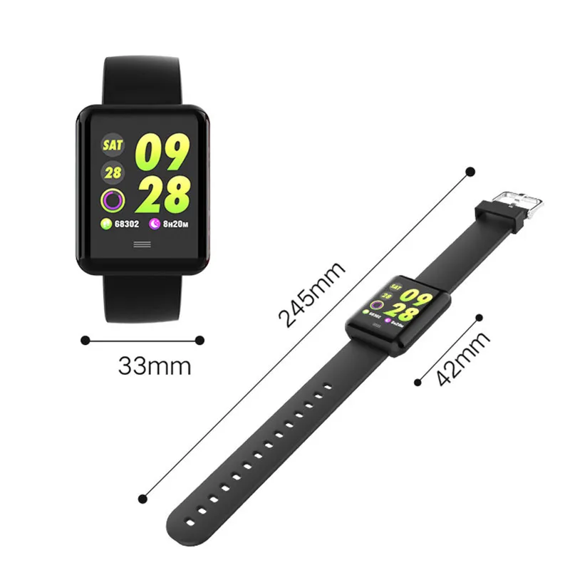 B08 Smart Bracelet Men and women exercise step heart rate blood pressure sleep monitoring healthy Bluetooth waterproof