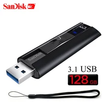 SanDisk USB 3,1 Usb флэш-накопитель 128 ГБ Экстрим про накопитель 256 ГБ карты памяти CZ880 llave USB U диско 420 МБ/с./с для ПК