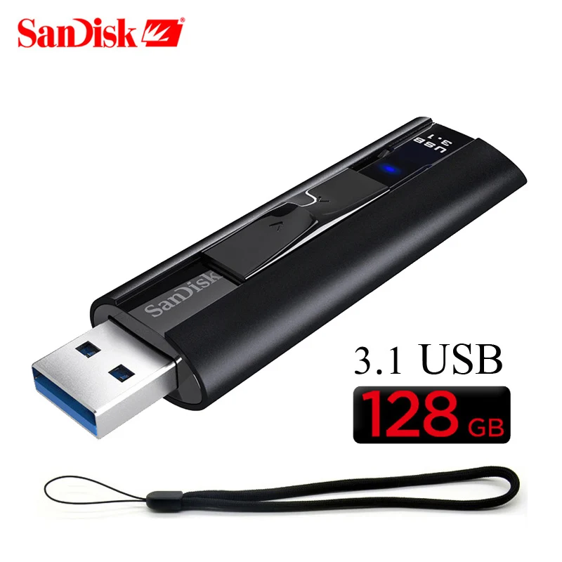 

SanDisk USB 3,1 Usb Flash Drive 128 GB Extreme PRO Pen drive 256GB memoria Flash CZ880 llave USB U disco 420 MB/S para PC