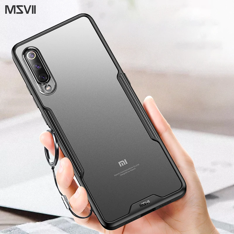 

Msvii For Xiaomi Mi 9 Case Slim Matte Airbags Shockproof Back Cover Cases For Xiaomi Mi9 Mi 9 Se Phone Bag Case Luxury Bumper