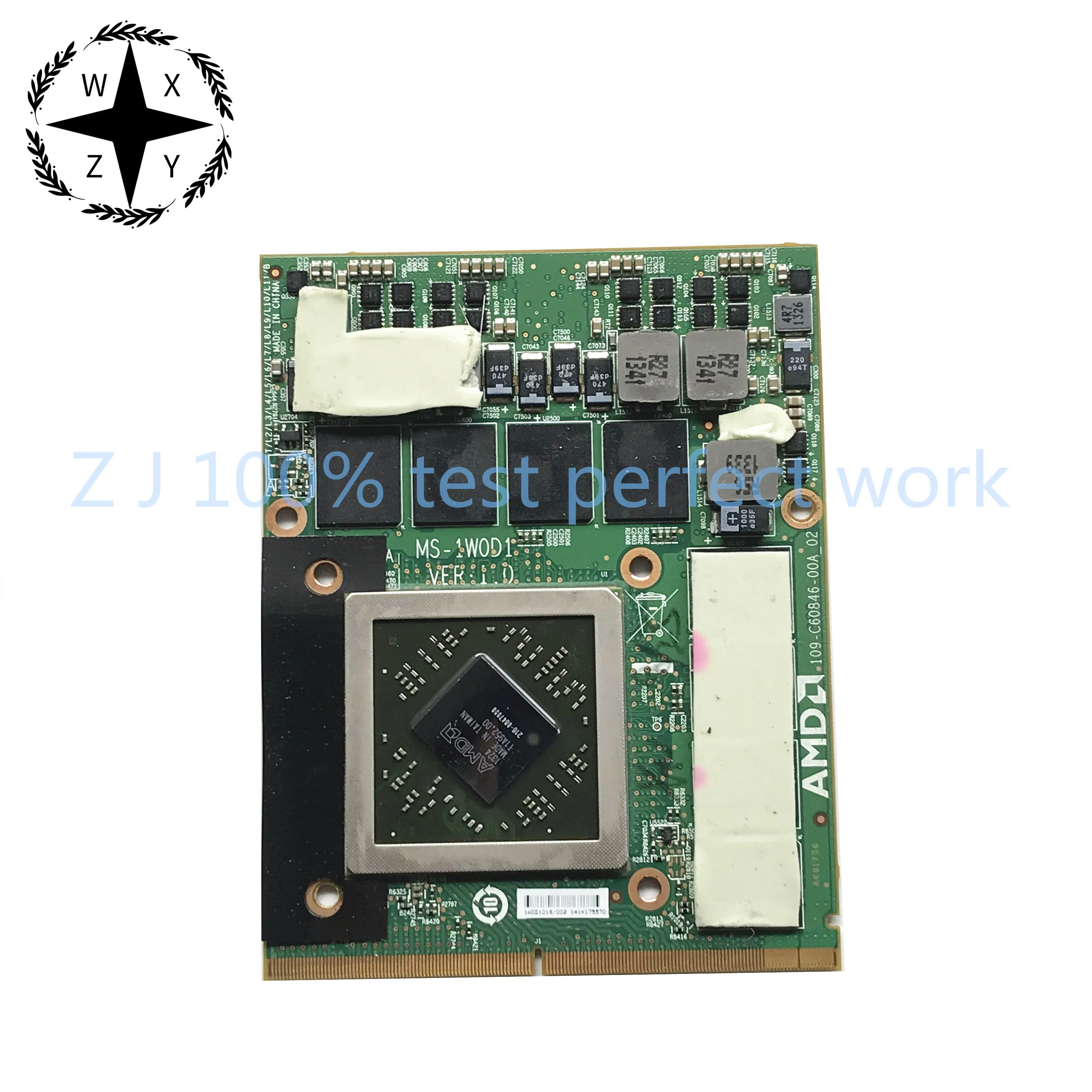 MS-1W0D1 версия: 1 0 Видеокарта VGA для MSI GX70 GX60 R9 M290X HD 8970M/2GB 216-0847000 109-C60846-00A 100%