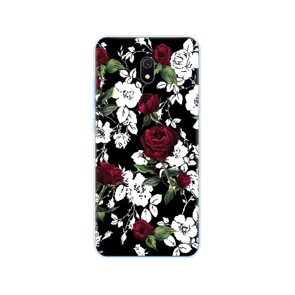 34297 Силиконовый чехол для xiaomi redmi 8a, чехол из мягкого ТПУ, чехол для redmi 8a, бампер hongmi 8a, бампер, чехол для телефона с рисунком цветов, милый - Цвет: 34297