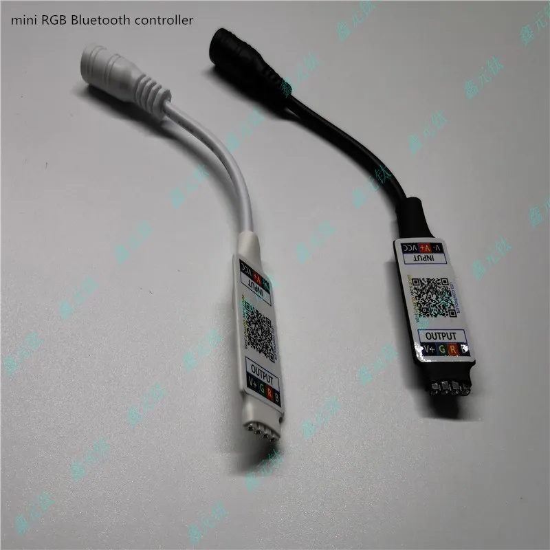 Светодиодный bluetooth-контроллер для мобильного телефона 5-24 В 6a светодиодный RGB ленточный контроллер 4pin мини-светильник-модулятор Диммер пульт дистанционного управления