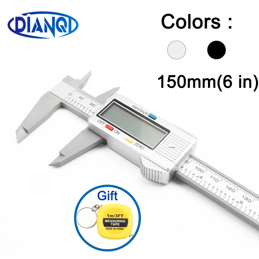 150mm 6inch Portable Digital Electronic Gauge Vernier Caliper Micrometer Tool US 