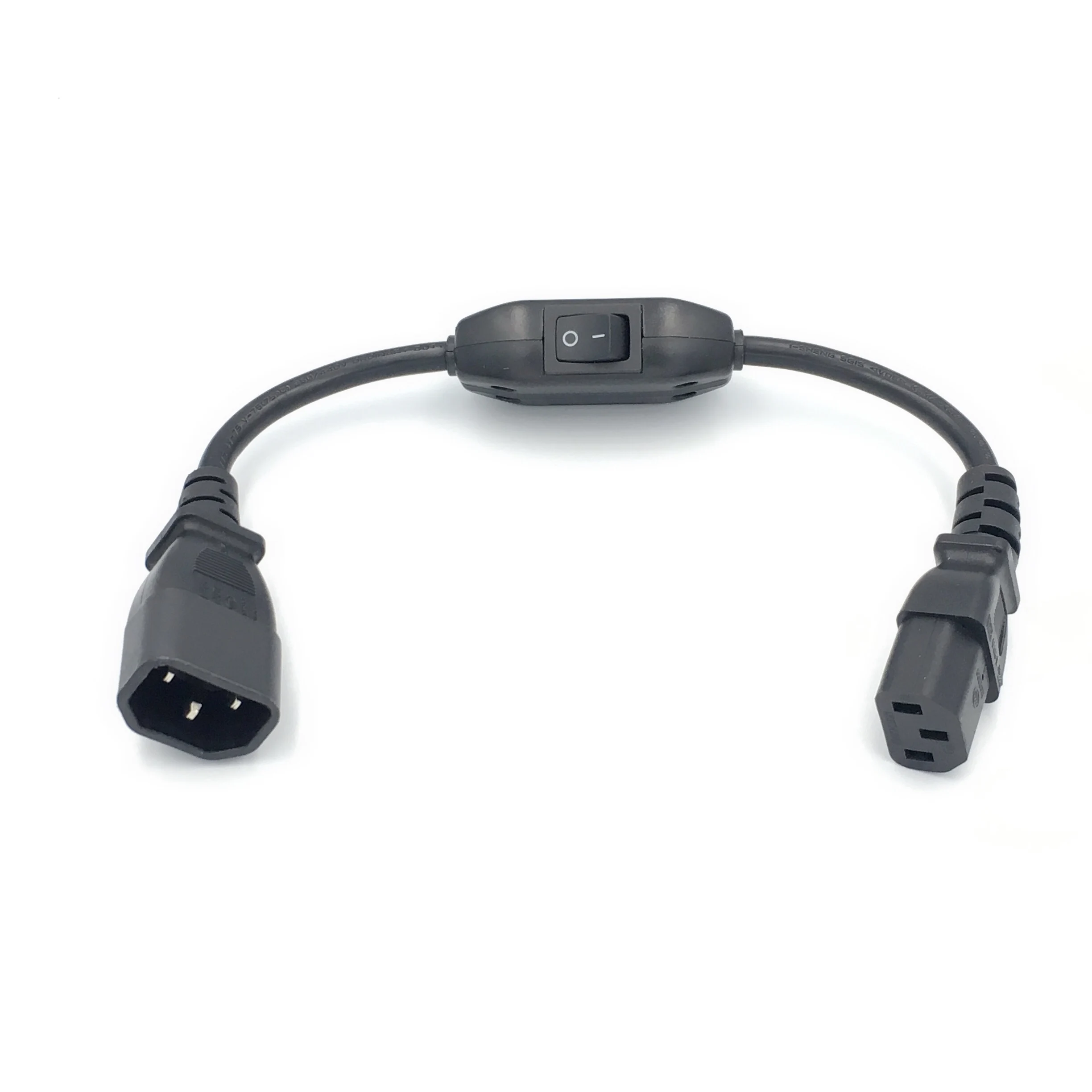 C14 C13 удлинитель IEC 320 Female to Male with10A ВКЛ./ВЫКЛ. Кабель адаптера питания Fr PDU UPS 1 шт.|Удлинители электрические| |