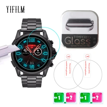 

2PCS For Diesel Tempered Glass Screen Protector For Diesel On Full Guard 0.3MM 9H Anti Scratch Glass Watch Protective Film