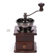 Винтажные ручные мельницы Elm, деревянные ручные кофемолки, керамические мельницы, помол кофейных зерен, кофемолка