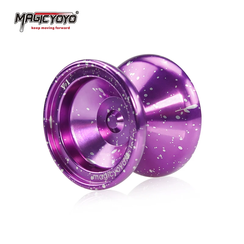Original MAGICYOYO aluminum alloy boy yoyo ball children classic toy T5- sapphire blue professional metal yo-yo yoyo ball