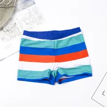 Striped Print Boy Kids Trunks Children Swimsuit Boys Short Swimwear Short Swimming Trunk Summer Bathing Suit A136