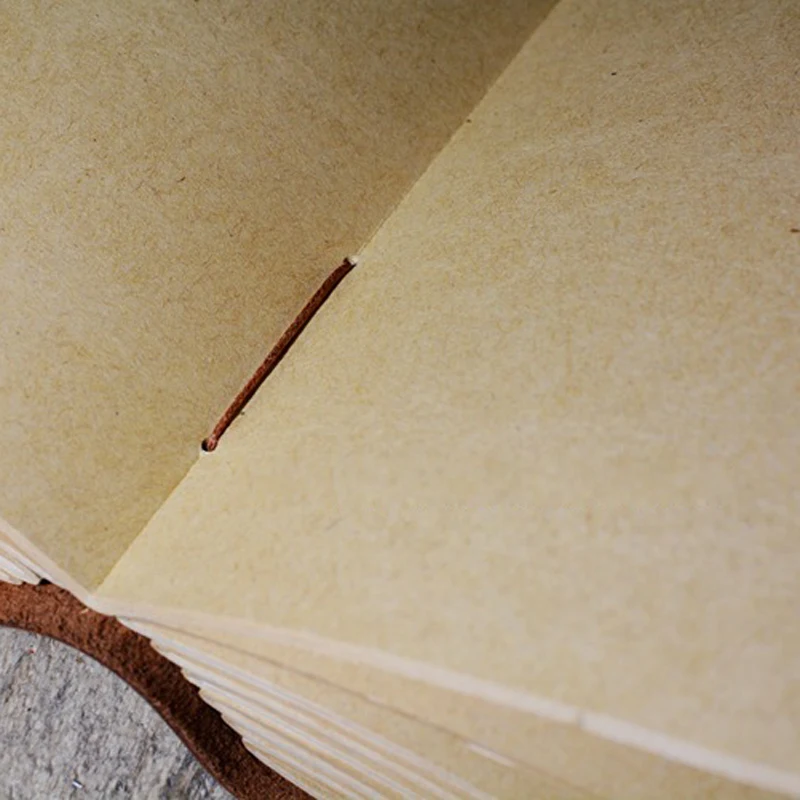 Ручной работы из кожи в стиле ретро женские ежедневник, записная книжка, альбом для зарисовок, журнал для путешествий, Винтаж пустые письма Бумага записные книжки подарки украшения дома и офиса письменные принадлежности