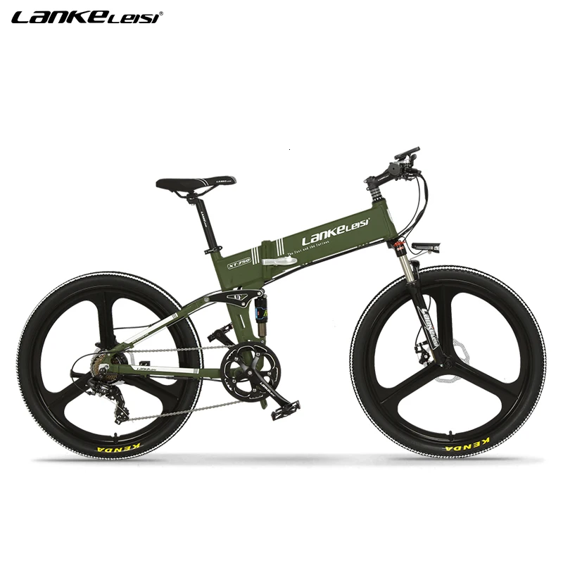 48V 10A 400W Мотор европейский уровень качества Lankeleisi 26 дюймов 400 Вт XT750-S Электрический горный велосипед складной с - Цвет: 48V 10A 400W