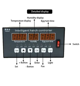 

XM-16 Controller Hatchery Machine Digital Temperature Humidity Automatic Incubator Controller Egg Brooder Accessor In Good Price