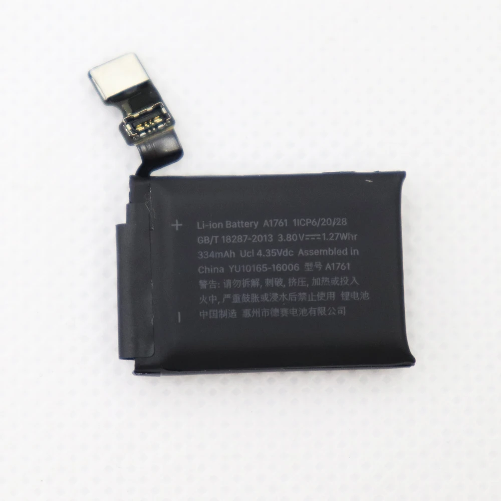 2 Pz 5 Pz 10 Pz A1761 Batteria Reale 334Mah Per Apple Watch 2 42Mm Serie 2 A1761 Batteria