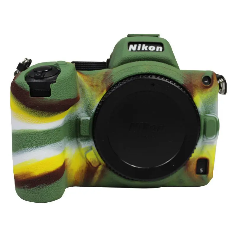 camera backpack for women For Nikon Z5 Silicone Rubber Camera Protective Body Case Skin Camera Bag Protector Cover camera handbag