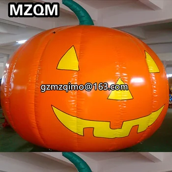 Best Giant Inflatable Pumpkin On Base Halloween Decoration Large Inflatable Pumpkin Balloon With Blower Air Pump