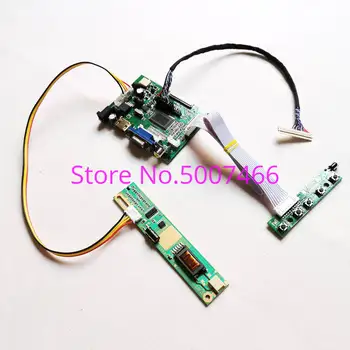 

Fit HT14X19-100/110/300/301 1024*768 1CCFL 14.1" 30-Pin LVDS LCD screen VGA HDMI AV Keyboard monitor controller drive board kit