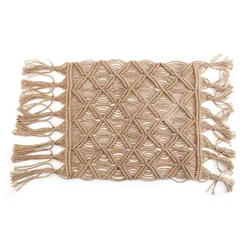 

Infants Photography Props Newborn Baby Photo Mat Blanket Hand-woven Tassel Carpet Decorative Backdrop Cover