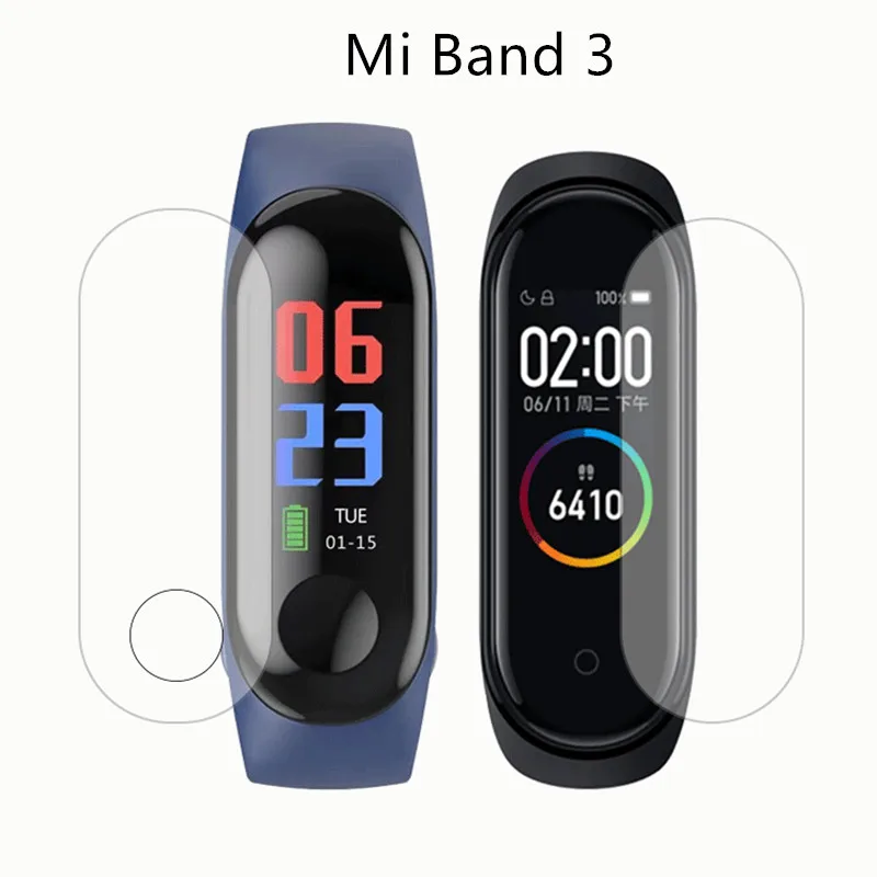 Для Xiaomi Mi Band 3/4 для Xiaomi Mi Band 2 закаленная Гидрогелевая пленка устойчивая к царапинам прозрачная защитная пленка