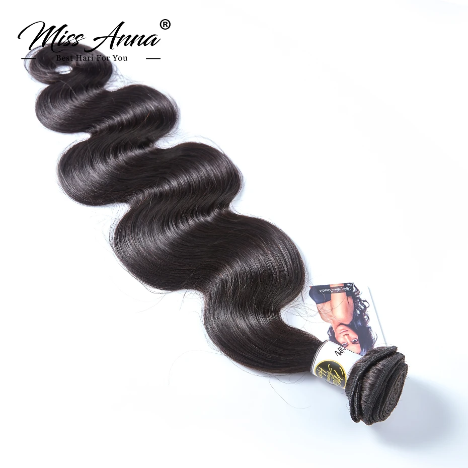 [MissAnna] OneCut P бразильские объемные волнистые волосы плетение 3 пучка с 13*6 фронтальные Remy человеческие волосы пучки с кружевной фронтальной