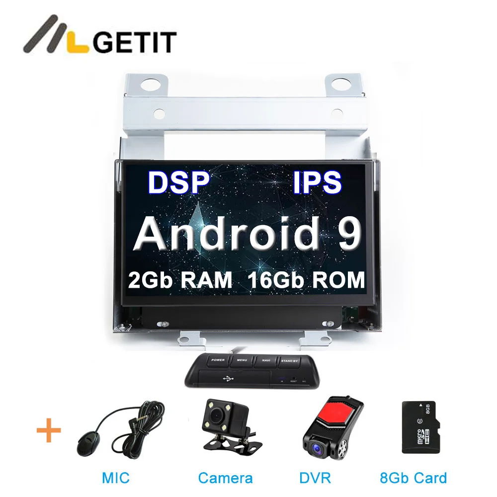 DSP ips 64G Автомобильный gps стерео Мультимедиа Радио Android 10 для Land Rover freelander 2 2007-2012 - Цвет: DSP 2G CAM DVR SD