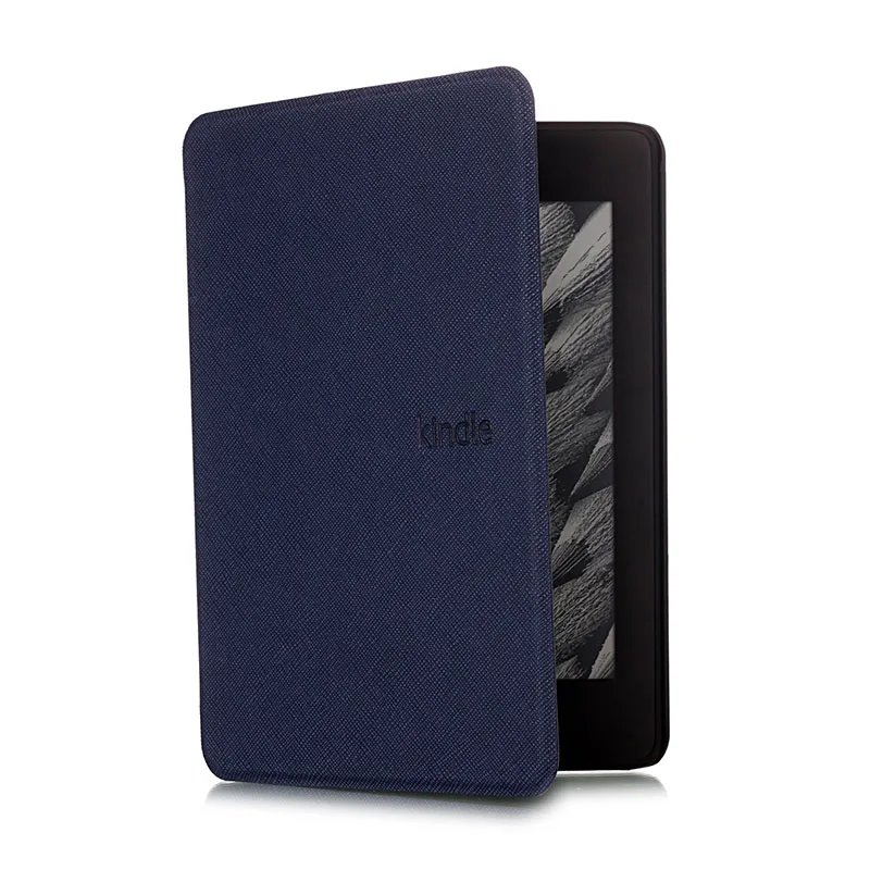 Умный тонкий магнитный чехол для электронной книги для Amazon Kindle Paperwhite 4 Обложка 10 поколение оболочка защита для электронных книг чехол - Цвет: deep blue