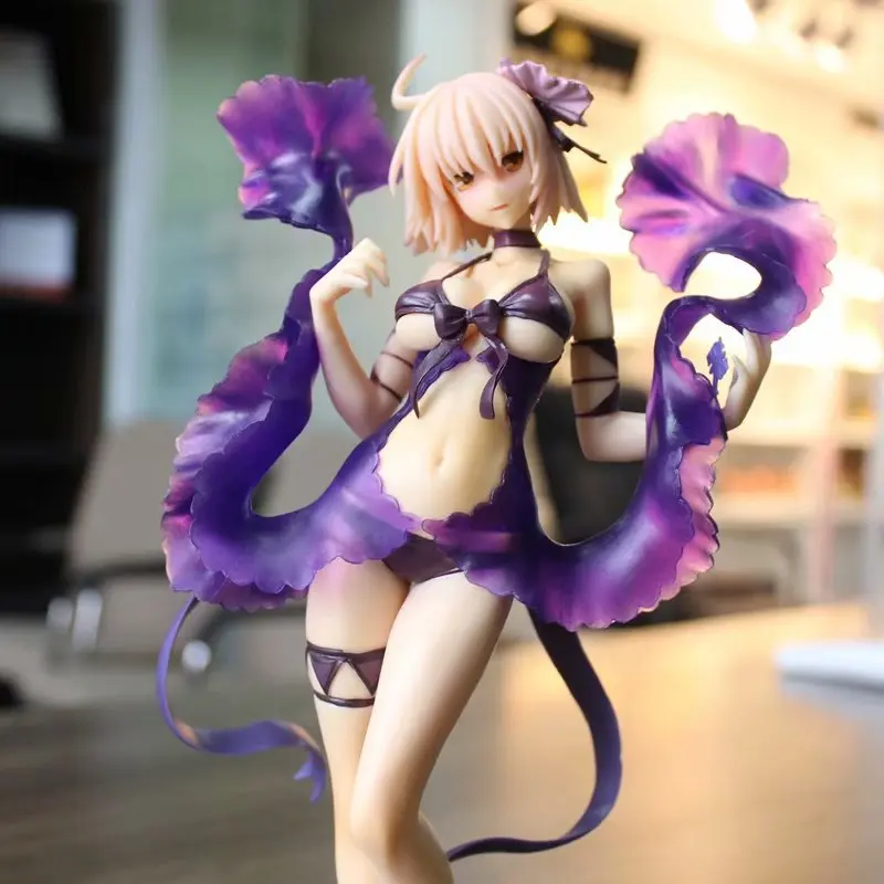 

Anime Garage Kit Purple Bathing Suit Ceiba Garage Kit Swimwear Joan of Arc Water across Decoration Model Gift