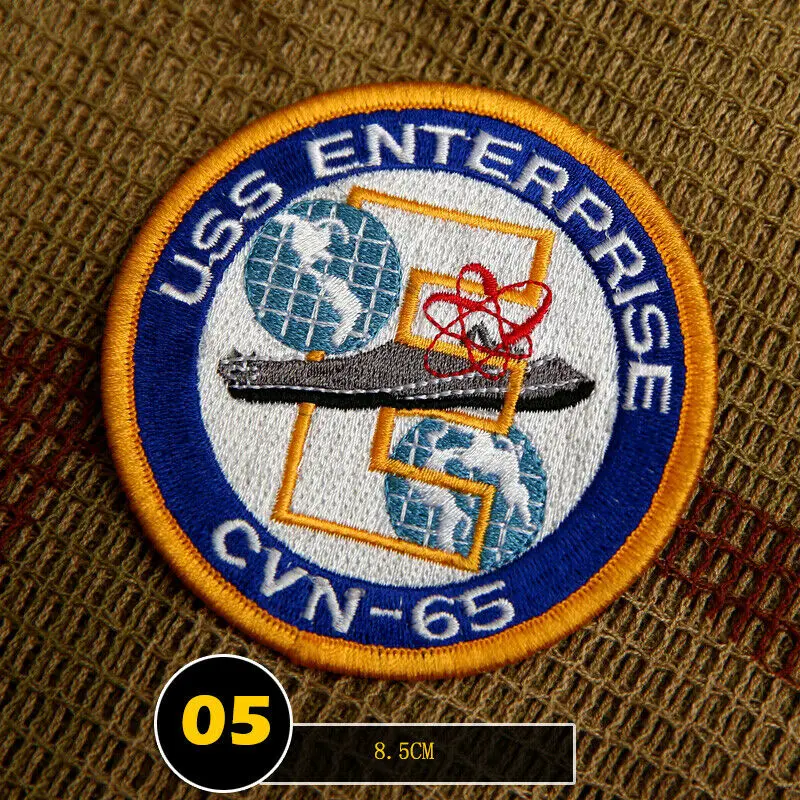 CVN-65 USS ENTERPRISE 1961-2012 эскадрия морского флота США круиз заплатка команды военная