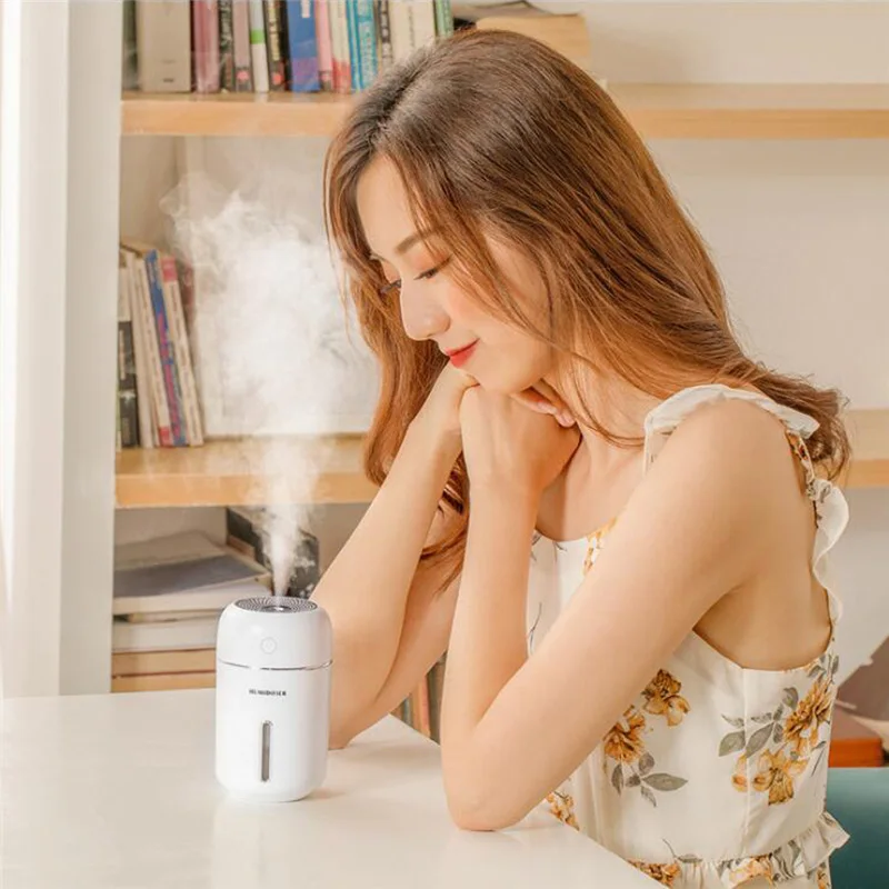 

280ml Cute Cup Ultrasonic Aroma Diffuser USB Air Humidifier with LED Night Lamp Car Mist Maker Mini Office Air Purifier