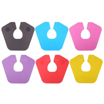Billig Haar Schal Bib Friseur Stylist Wrap Frisur Salon DIY Haar Styling Werkzeug Silikon Dye Haar Cape Mit Magnet Verschluss