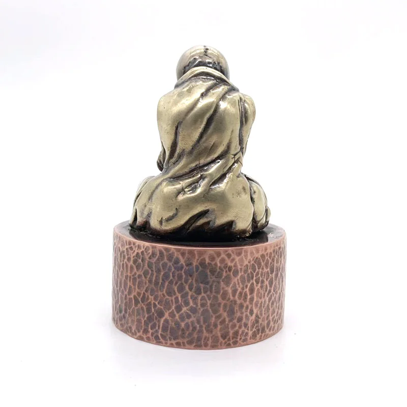 skull buddha statue copper (4)