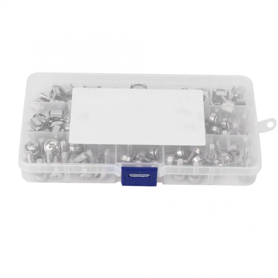 M5 Cage Nuts Hardware Mounting M5*16 Screws for Quadrate Hole Frame Vehicle Car Accessories Screws