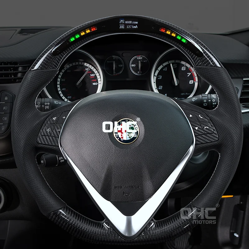 Светодиодное рулевое светодиодный о из углеродного волокна совместимое с Alfa Romeo
