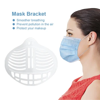 

5PC 3D Mouth Mask Support Breathing Bracket Assist Help Mask Inner Cushion Mask Holder Breathable Valve