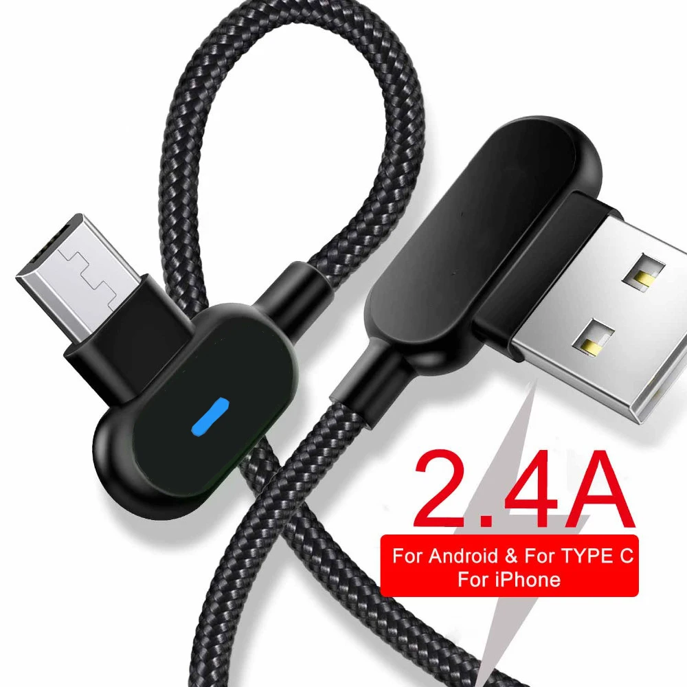 USB-кабель для iPhone 11 XR X 8 7 6 Plus Type-USB Micro usb кабель передачи данных мобильный телефон
