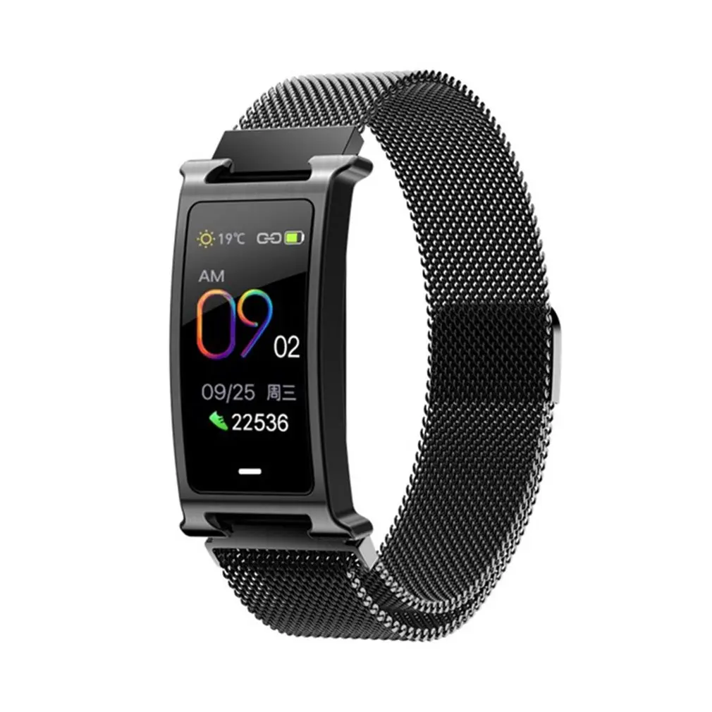 

F8 Smart Watch Heart Bracelet Blood Pressure Oxygen Monitor Weather Activity Tracker Women Fitness Bracelet With Metal Band