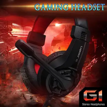

3.5mm Wired Stereo Headphones Interface Head-mounted Gaming Headset Laptop Computer PC Earphon With Microphone Headphones