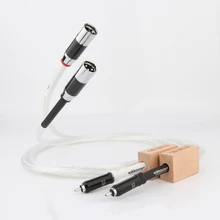 

New HiFi Hi-end Silver Plated Shield Hifi Data Cable ODIN NORDOST Male Female RCA XLR Audio Cable Extend Cord Wire